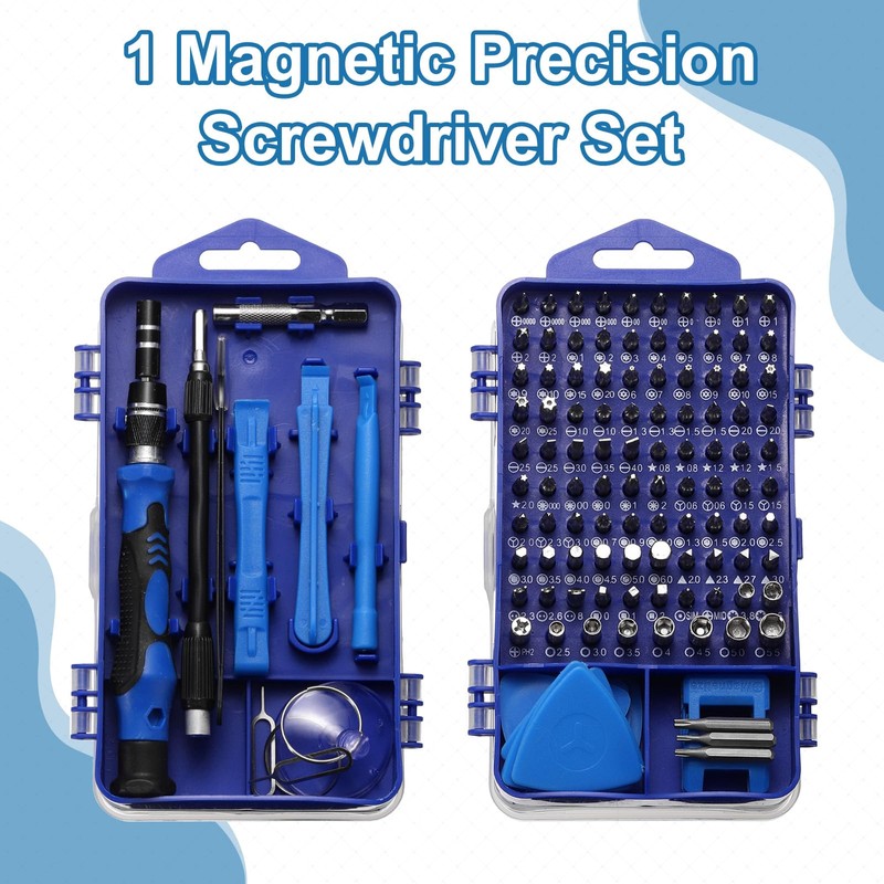 sourcing map 116 in 1 Magnetic Precision Screwdriver Set Electronics