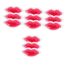 Baluue 12pcs Comfortable Lip Mask Ice Patch Cold Compress Lip Pads for Relaxation for Travel