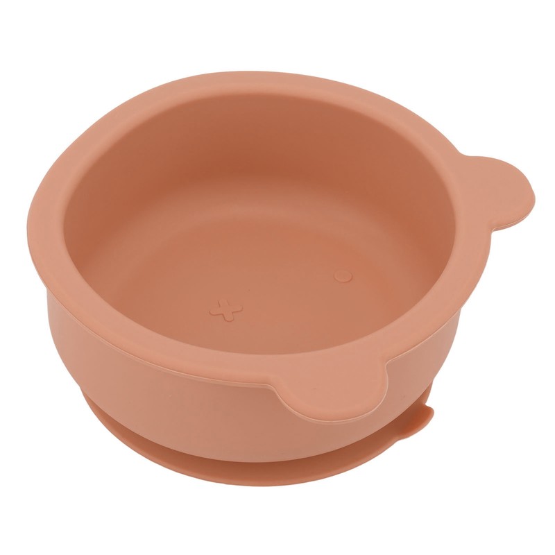 Silicone Baby Bowl Spoon Set with Bottom Suction Cup Ergonomic