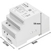 Poppstar DIN rail power supply P-60-5- 5V 22.5W (input 100-240