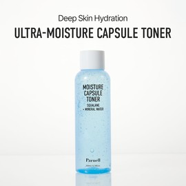 Parnell Squalane Mineral Water Capsule Toner, Deep Hydrating & Nourishing K-Beauty Face Essence for Dry, Sensitive Skin (6.76 fl. oz / 200ml)