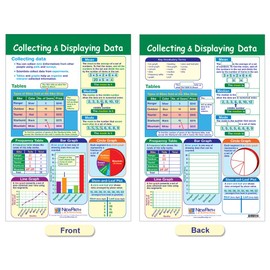 NewPath Learning Math Bulletin Board Chart Set, Data, Graphs & Probability, Set of 6, 18 x 12 in (93-6503)