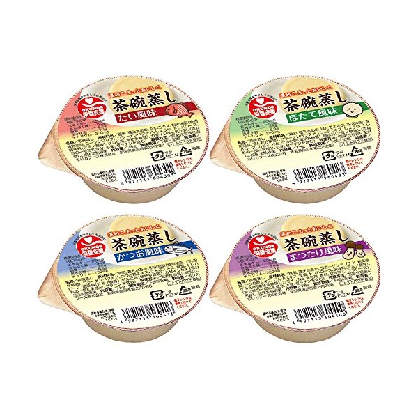 Nutrition Support 茶碗蒸si Assorted 4 types X 6 Each Pack [horikahu-zu] [Food, Health Food]