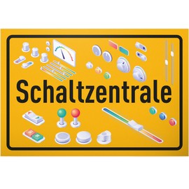 DankeDir! Switch Centre, 30 x 20 cm Sign, Decorative Gift, Gift Idea, Party Decoration, Party, Colleagues, Friends, Funny Saying Door Sign, Birthday Gift, Saying Sign Wall Decoration