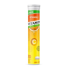 Vitron Evvo Vitamin C 1000mg + Zinc 50mg Effervescent Tablet- (20 Tablets)
