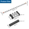 uxcell MGN9 300mm Linear Guide Rail with MGN9C Sliding Carriage