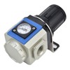 Air Compressor Regulator Aluminum Alloy Pressure Regulating Valve with Gauge