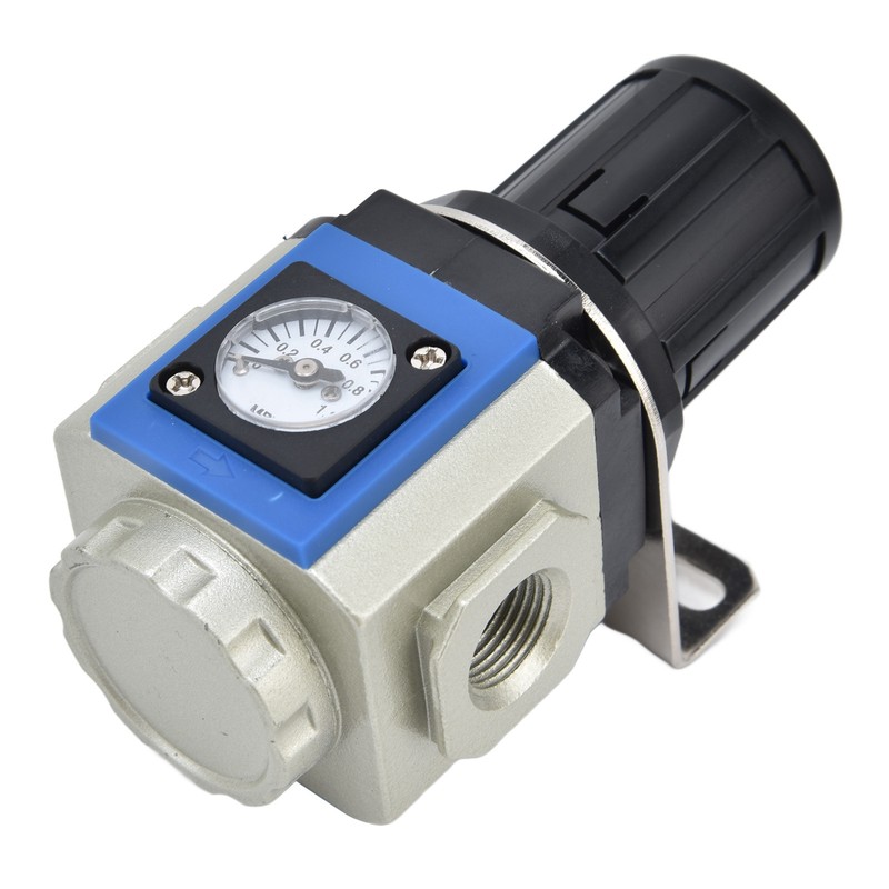 Air Compressor Regulator Aluminum Alloy Pressure Regulating Valve with Gauge
