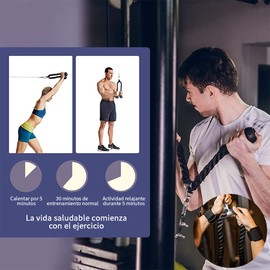 Cable De Cuerda Para Tríceps, 27 Pulgadas Nylon Antideslizante Cuerda De Tracción Fitness Fuerza Muscular Entrenamiento Tríceps Espalda Y Abs Cuerda De Brazo En Forma De V Negra Para El Hogar Y El Gimnasio