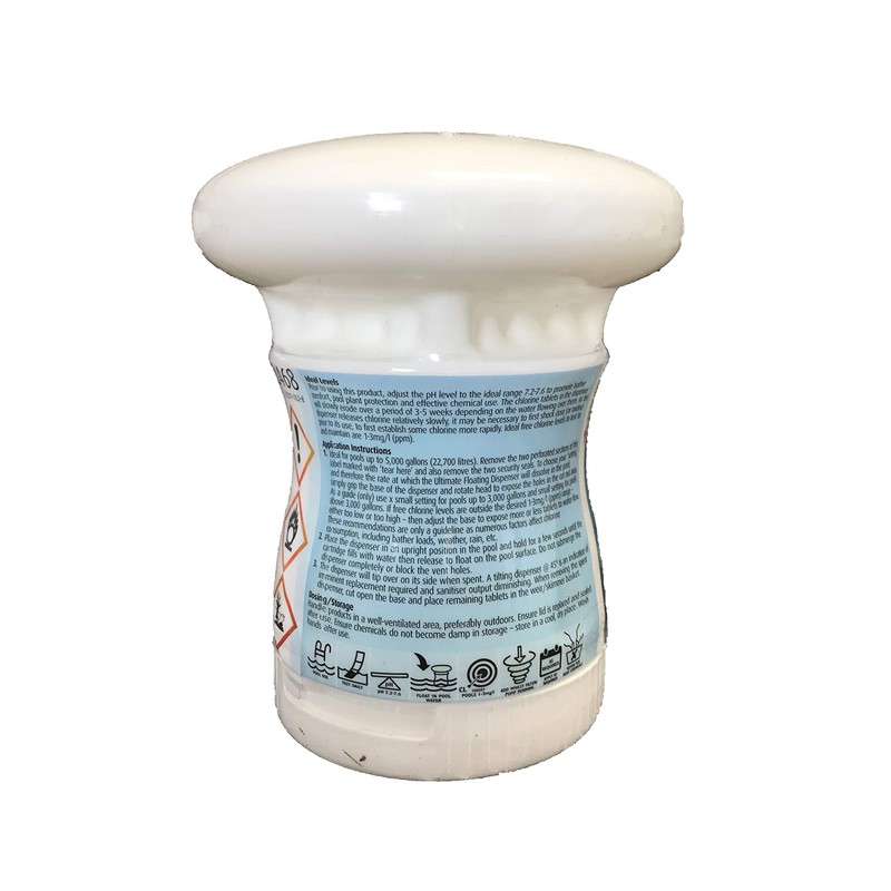 Happy Hot Tubs SWIMMING POOL Floating Multi Chlorine Dispenser 720g