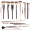 LuLiyLdJ 15-piece make-up brush set, make-up brush set, make-up brush