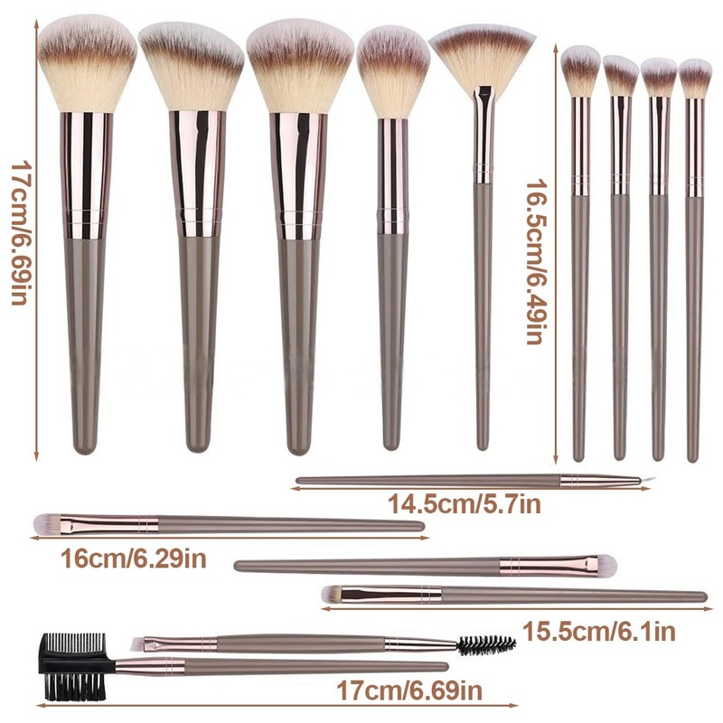 LuLiyLdJ 15-piece make-up brush set, make-up brush set, make-up brush