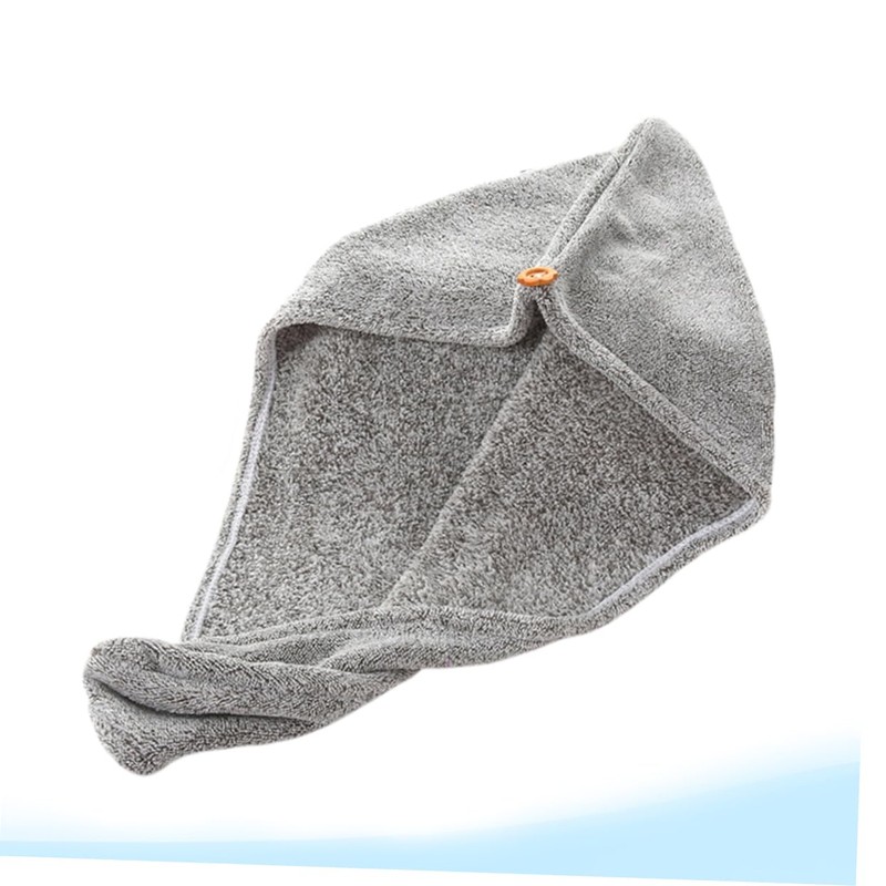 TOVINANNA Hair Drying Quick Drying Towel Bamboo Charcoal Absorbent Cap