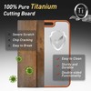 2 in 1 Pure Titanium Cutting Boards for Kitchen with