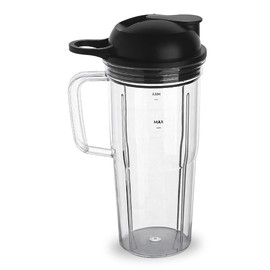 Joyparts Replacement Parts cup with To-Go Lid ，Compatible with NutriBullet Blender Combo NutriBullet Pro 1000 and NutriBullet Select 2.0 (24oz travel cup)