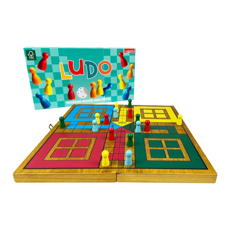 Lagoon Ludo Wooden Board Game
