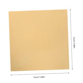 iplusmile Brass Plate Assortment Kit H62 Brass Sheets for Engineering Decorative Use