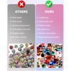 40000 PCS Bedazzling Kit 40 Colors 4mm Multicolor Bedazzler Kits