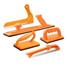 POWERTEC Push Block & Push Stick Fits Table Saw, Router Table, Band Saw & Jointer, Ergonomic Handles, Max Grip, Wood Pusher Reduces Kickback & Increases Safety for Wood working Accessories. 5PK(71009)