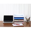 4 Tiers Stackable A4 Paper Trays, Office Desk File Holder,