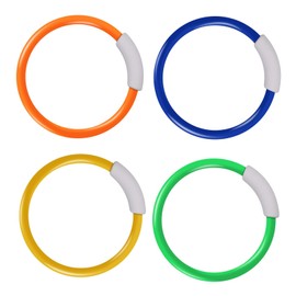 Set of 4 diving rings for children, diving ring set, swimming pool diving toy, pool water toy, swimming ring, underwater diving toy, classic diving rings, boys / girls rings for diving game training