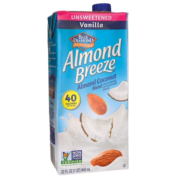 Blue Diamond Dairy, Almond Coconut Milk Vanilla Unsweetened, 32 Fl Oz