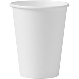 Solo 412WN-2050 12 oz White SSP Paper Hot Cup (Sleeve of 50)