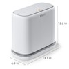 funest Bathroom Trash Can, 3.3 Gallon Slim Trash Can with
