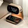 Digital Alarm Clock with Wireless Fast Charging Station 15W Touch