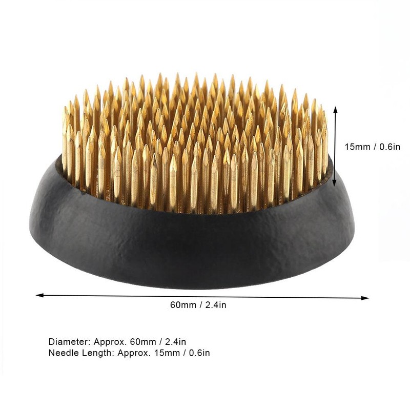 Round Flower Arrangement Pin Ikebana Kenzan Flower Decoration Fixed Arranging