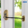 XFORT 4 Pack Viper Key Locking Cable Window Restrictor in