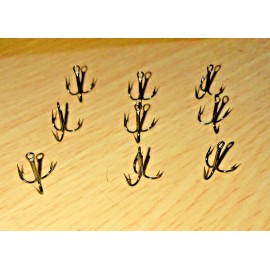 XCALIBUR EXCALIBUR TREBLE HOOK #10 LURE REPLACEMENT REBEL HEDDON SMITHWICK BOMBER 10-100 - 10