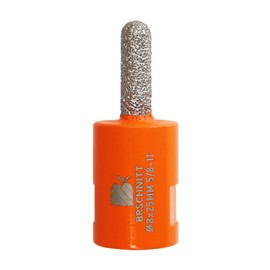 Diamond Mortar Raking Bit,BRSCHNITT 5/16 Inch x 1 Inch Diamond Mortar Router with 5/8-11 Thread for Mortar Raking Tuck Pointing Granite Marble Concrete Masonry Stone Removals (8x25mm)