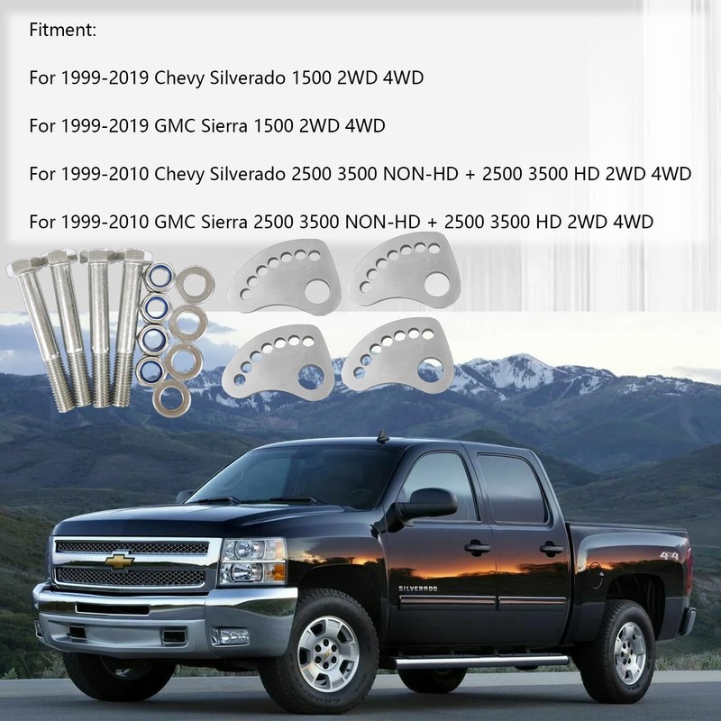 Camber Bolt for Chevy Silverado GMC Sierra 1500 2500 3500