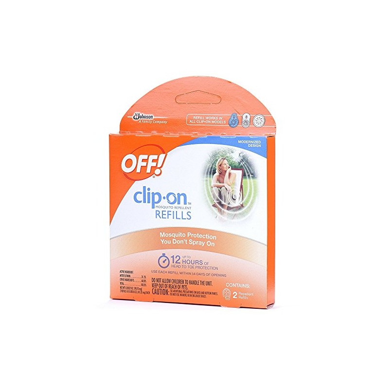 OFF! Clip-On Mosquito Repellent Refill, Provides 12 Hours of Protection,