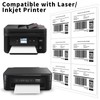 3-1/3" x 4" Shipping Labels,Printable White 6 UP Labels for