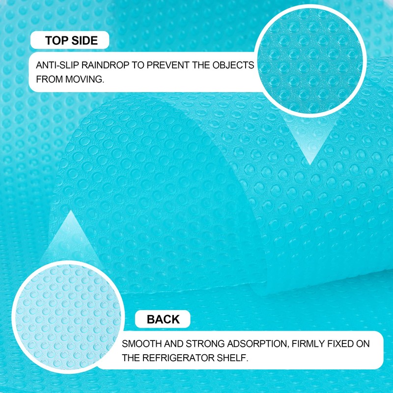 8 Pcs Refrigerator Liners Mats Washable, Refrigerator Mats Liner Waterproof
