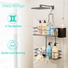 HapiRm Shower Caddy Hanging Organiser - 2 Tier Shower Organiser