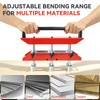 3-Station Metal Roofing Bender, 0-90° Angle Edge Roller, Large Radius