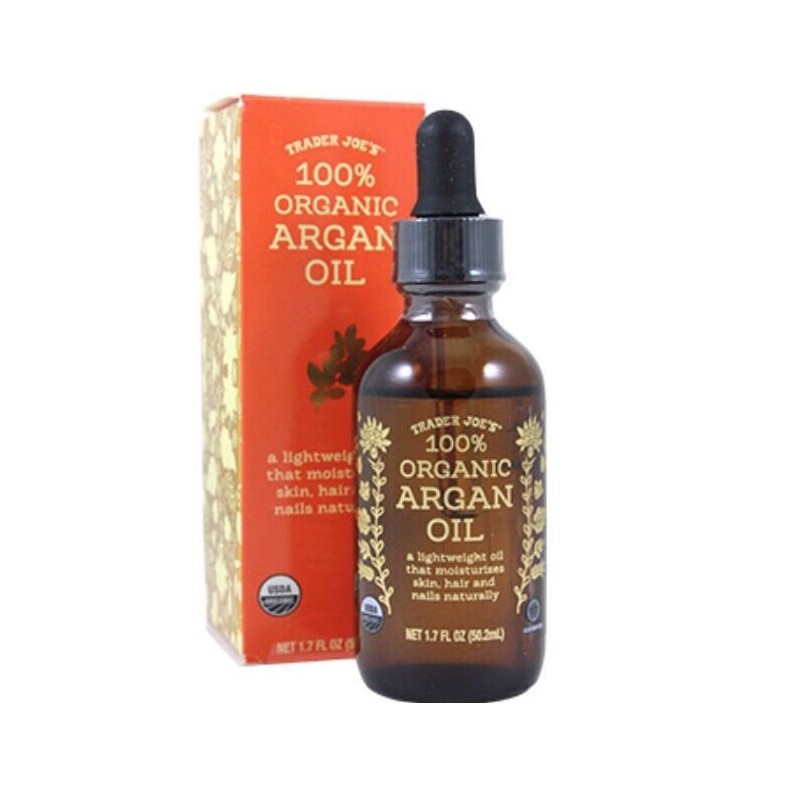 TRADER JOE'S Argan Oil Certified Organic Lightweight Skin Moisturizer Morocco