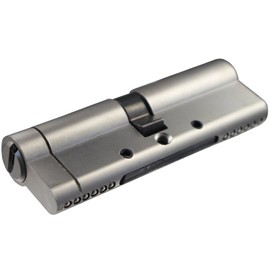 SEPOX® 90mm(45/45) Anti-Snap Euro Door Lock Cylinder, High Security 6 Pin, Brass Body Stainless Steel Bar Enforced Anti-Drill Anti-Pick,Anti-Bump Door Barrel with 5 Keys