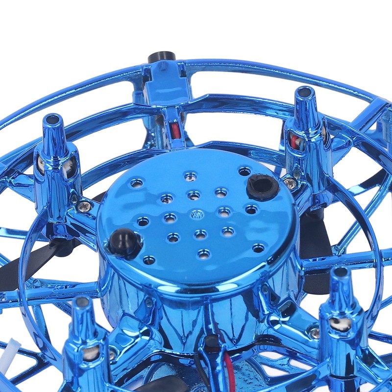 Hand Controlled Flying Drone Children Flying Toy Blue Hand Drone