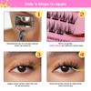 Self-adhesive Lash Clusters 55Pcs Cluster Lashes Cluster Eyelash Extensions Mix8-16mm