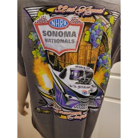 Gildan NHRA DRAG RACING 2019 Sonoma CA  Nationals Mellow Yello T SHIRT  SIZE L