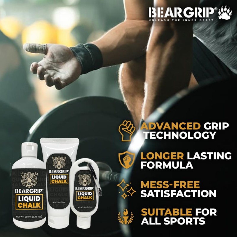 BEAR GRIP - LIQUID CHALK (CHOOSE between the three Sizes