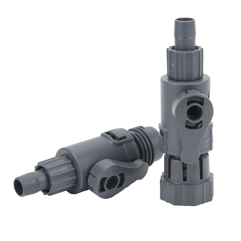 Aquarium Water Control Connector Double Valve Leakage Proof Quick Release