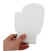 VICASKY 1pair Exfoliating Shower Mitts Washable Body Scrubber Gloves for