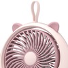 Cat Ear Desk Fan for Student Two Levels Adjustable Large