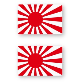 Hansha Sticker Workshop Japan Flag Sticker (Rising Sun)