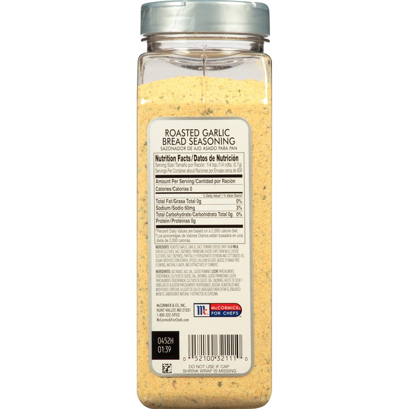 McCormick Culinary Roasted Garlic Bread Seasoning, 20 oz